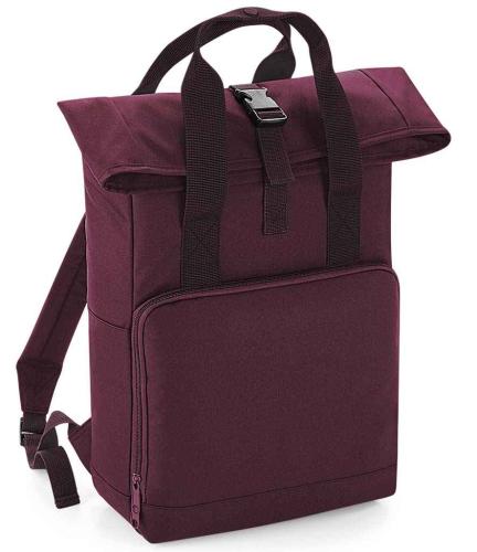 BagBase Recycled Twin Handle Roll-Top Backpack - BUR - ONE